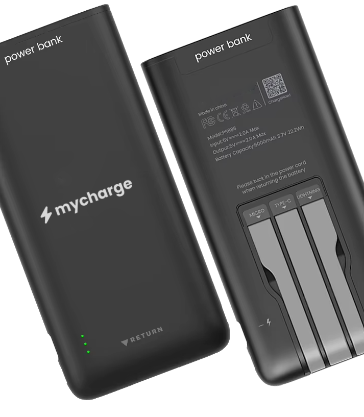 MyCharge power bank and station